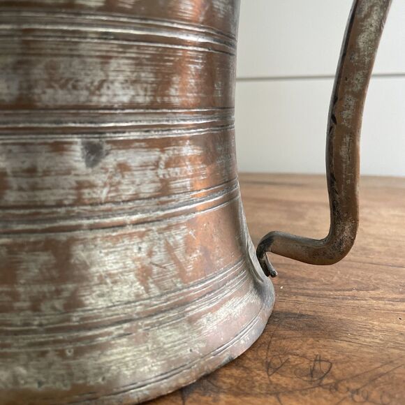 18th Century French Bronze Tankard 1760s Copper & Nickel Louis XV Style - Picture 4 of 13